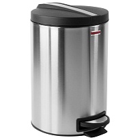 Ведро-контейнер для мусора (урна) с педалью LAIMA Modern, 12 л, матовое, нержавеющая сталь, со съемным внутренним ведром в Коломне Ведро-контейнер для мусора (урна) с педалью LAIMA Modern, 12 л, матовое, нержавеющая сталь, со съемным внутренним ведром в Коломне