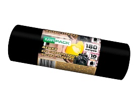 Мешки для мусора 180 л, ароматизированные, черные, в рулоне 10 шт., ПВД, 70 мкм, 1100х930 мм, СТРОЙКА, S18010110 в Коломне Мешки для мусора 180 л, ароматизированные, черные, в рулоне 10 шт., ПВД, 70 мкм, 1100х930 мм, СТРОЙКА, S18010110 в Коломне