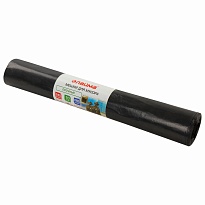 Мешки для мусора 240 л, черные, в рулоне 10 шт., ПВД 50 мкм, 1400х900 мм, LAIMA, 605337 в Коломне