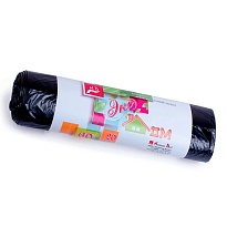 Мешки для мусора 60 л, черные, в рулоне 20 шт., ПНД, 7 мкм, 700х600 мм, Концепция Быта ЭкоДом, 601349 в Коломне Мешки для мусора 60 л, черные, в рулоне 20 шт., ПНД, 7 мкм, 700х600 мм, Концепция Быта ЭкоДом, 601349 в Коломне