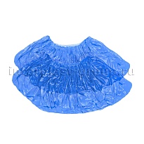 Бахилы голубые 2000 шт (1000 пар), 16 мкм, однослойные, с одной резинкой, Эконом в Коломне