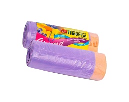 Мешки для мусора 35 л, ароматизированные, Лаванда, сиреневые, в рулоне 10 шт., ПНД, 12 мкм, 560х530 мм, GRIFON Aroma, 101-080 La в Коломне Мешки для мусора 35 л, ароматизированные, Лаванда, сиреневые, в рулоне 10 шт., ПНД, 12 мкм, 560х530 мм, GRIFON Aroma, 101-080 La в Коломне