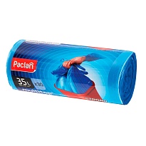 Мешки для мусора 35 л, с ушками, синие, в рулоне 30 шт., ПНД, 10,5 мкм, 640х500 мм, PACLAN Multitop, 600819 в Коломне Мешки для мусора 35 л, с ушками, синие, в рулоне 30 шт., ПНД, 10,5 мкм, 640х500 мм, PACLAN Multitop, 600819 в Коломне