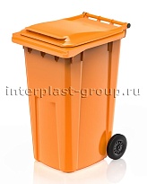 Контейнер для мусора 240 л оранжевый облегченный 240 оранжевый в Коломне