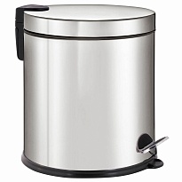 Ведро-контейнер для мусора урна с педалью LAIMA Classic Plus, 20 л, зеркальное в Коломне