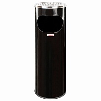 Урна с пепельницей 18 литров, нержавеющая сталь, черная, LAIMA PROFESSIONAL в Коломне Урна с пепельницей 18 литров, нержавеющая сталь, черная, LAIMA PROFESSIONAL в Коломне